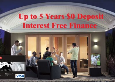 $0 Deposit Interest Free Finance up to 5 years