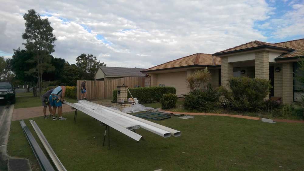 Insulated Carport with Brick Piers Kingscliff Northern NSW